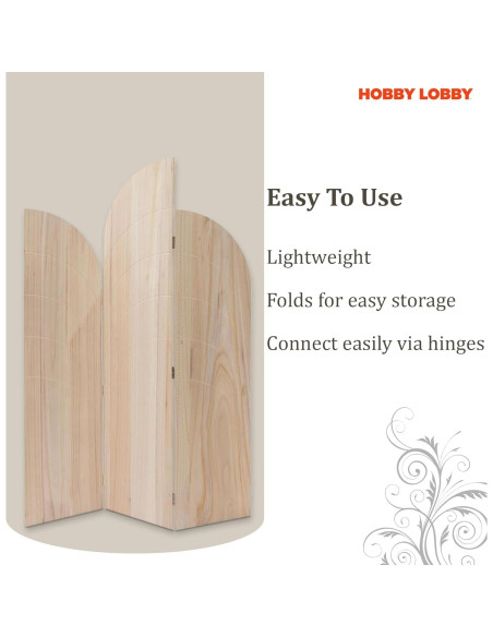 Soporte de fondo de arco de madera 3 paneles Hobby Lobby Soporte de fondo de arco de madera 3 paneles Hobby Lobby