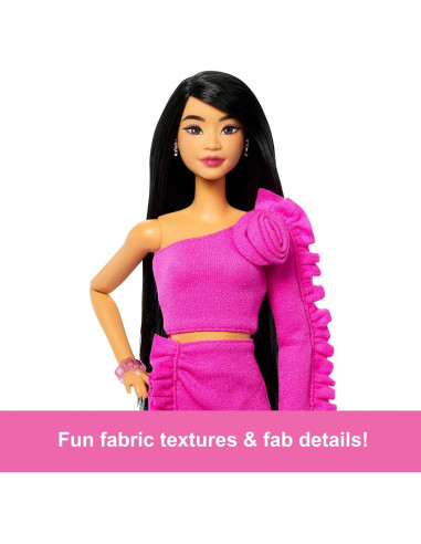 Muñeca Barbie Estilo Deluxe Mattel con Atuendo Barbiecore