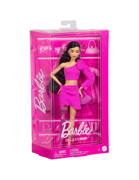 Muñeca Barbie Estilo Deluxe Mattel con Atuendo Barbiecore Muñeca Barbie Estilo Deluxe Mattel con Atuendo Barbiecore