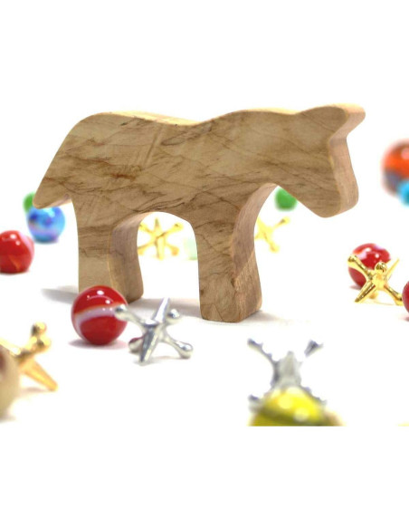 Juego de Juguetes de Granja de Madera Happy Bungalow - 14 Piezas Juego de Juguetes de Granja de Madera Happy Bungalow - 14 Piezas