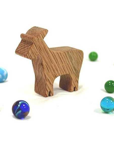 Juego de Juguetes de Granja de Madera Happy Bungalow - 14 Piezas Juego de Juguetes de Granja de Madera Happy Bungalow - 14 Piezas