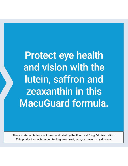 Suplemento Ocular Life Extension MacuGuard 60 Geles Blandos - Luteína, Zeaxantina y Azafrán Suplemento Ocular Life Extension MacuGuard 60 Geles Blandos - Luteína, Zeaxantina y Azafrán