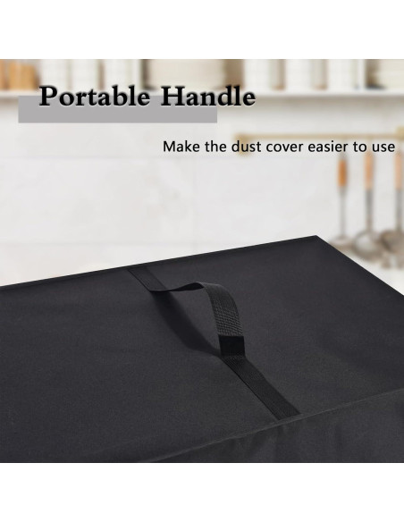 Funda Protectora para Freidora de Aire Ninja 43x54x20cm Negra Funda Protectora para Freidora de Aire Ninja 43x54x20cm Negra