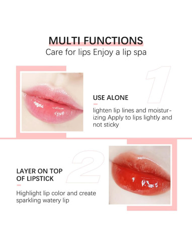 Aceite Brillante Hidratante para Labios Newvenper Cereza 6ml