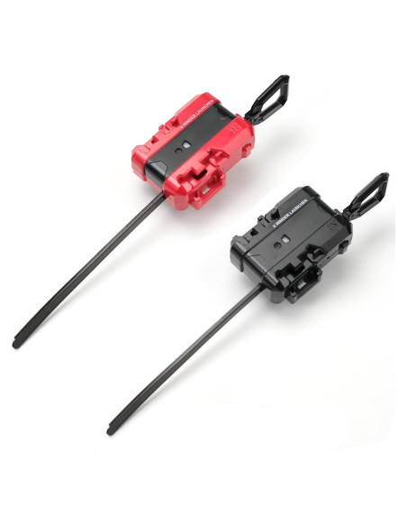 Paquete de 2 Lanzadores Gyro AIBREAY X2 Rojo y Negro Paquete de 2 Lanzadores Gyro AIBREAY X2 Rojo y Negro