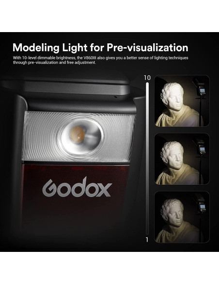 Flash Godox V860III-N para Nikon, TTL HSS 1/8000s, 480 Flashes Flash Godox V860III-N para Nikon, TTL HSS 1/8000s, 480 Flashes