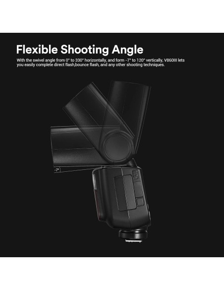 Flash Godox V860III-N para Nikon, TTL HSS 1/8000s, 480 Flashes Flash Godox V860III-N para Nikon, TTL HSS 1/8000s, 480 Flashes