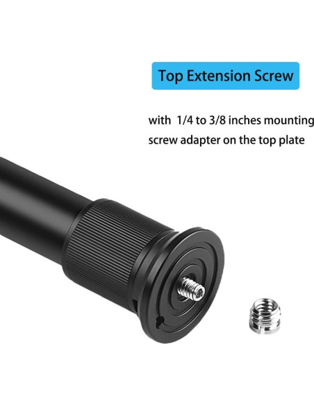 Varilla de Extensión para Trípode FIEWSZIHU 19-32 cm Aluminio Varilla de Extensión para Trípode FIEWSZIHU 19-32 cm Aluminio