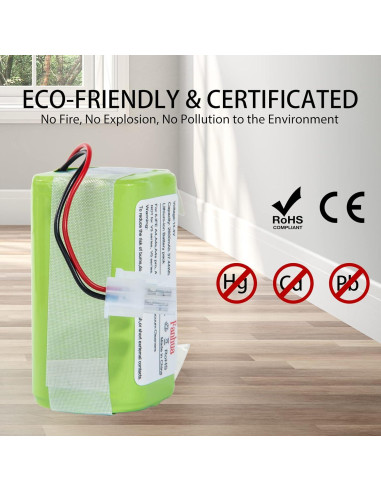Batería de Reemplazo Fanhua 14.4V 2600mAh para ILIFE A4 A6 A9