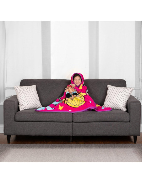 Manta Franco Kids LOL Surprise 116x152 cm Micro Raschel Manta Franco Kids LOL Surprise 116x152 cm Micro Raschel