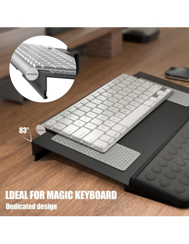 Soporte Ergonómico para Teclado Haonon con Reposamuñecas