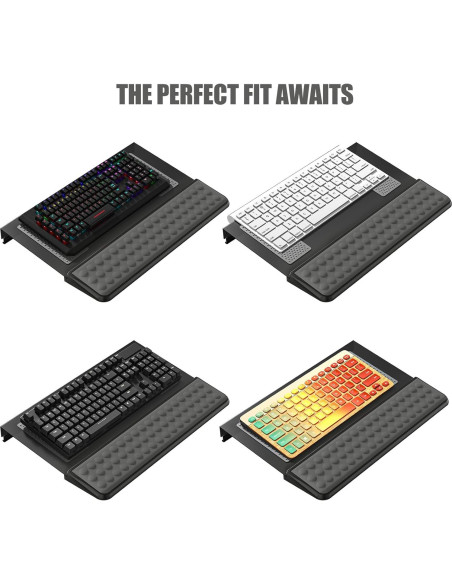 Soporte Ergonómico para Teclado Haonon con Reposamuñecas Soporte Ergonómico para Teclado Haonon con Reposamuñecas