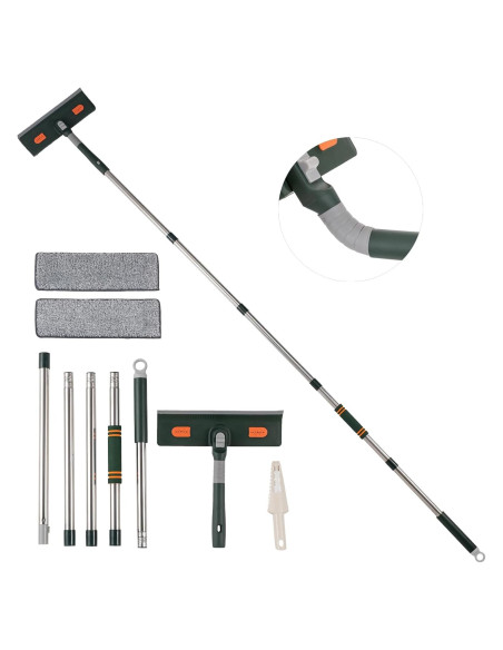 Kit de limpieza de ventanas WSSJHYY 205.74 cm 2 en 1 con escobilla Kit de limpieza de ventanas WSSJHYY 205.74 cm 2 en 1 con escobilla