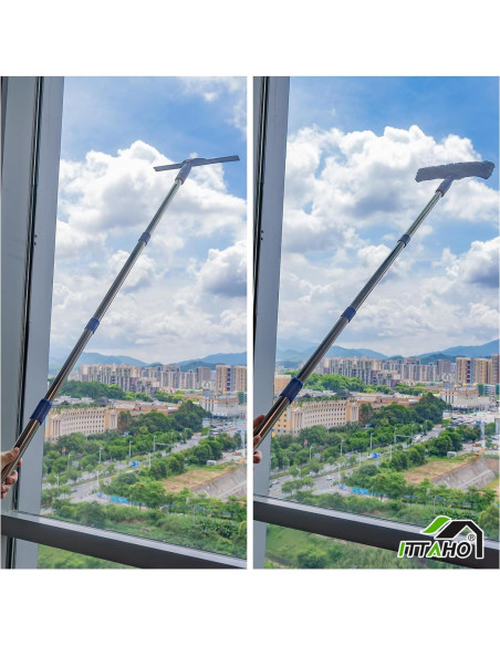 Limpiaparabrisas ITTAHO 30.48 cm con Mango Extensible de Acero Limpiaparabrisas ITTAHO 30.48 cm con Mango Extensible de Acero