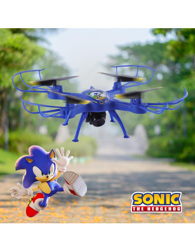 Dron Sonic The Hedgehog Sky Racer con Cámara WiFi 1080p