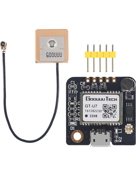Módulo GPS Alinan GT-U7 Alta Precisión 3.6V-5V Módulo GPS Alinan GT-U7 Alta Precisión 3.6V-5V