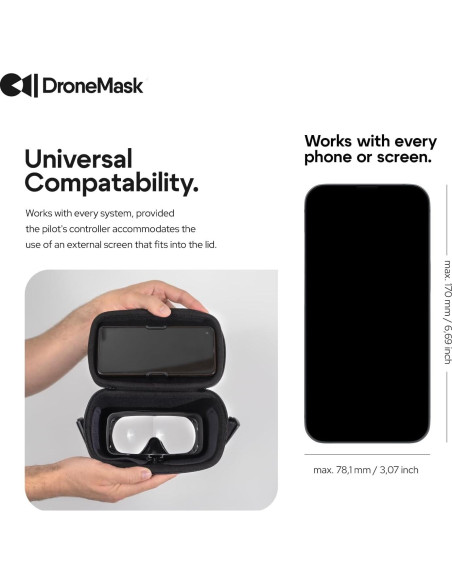 Gafas FPV DroneMask 2 HD para Drones con Cámara - Inmersivas Gafas FPV DroneMask 2 HD para Drones con Cámara - Inmersivas