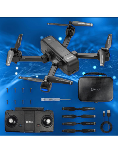 Dron Plegable Contixo F22 con Cámara 4K y GPS - 18 Min Vuelo