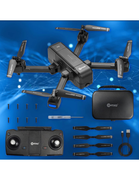 Dron Plegable Contixo F22 con Cámara 4K y GPS - 18 Min Vuelo Dron Plegable Contixo F22 con Cámara 4K y GPS - 18 Min Vuelo