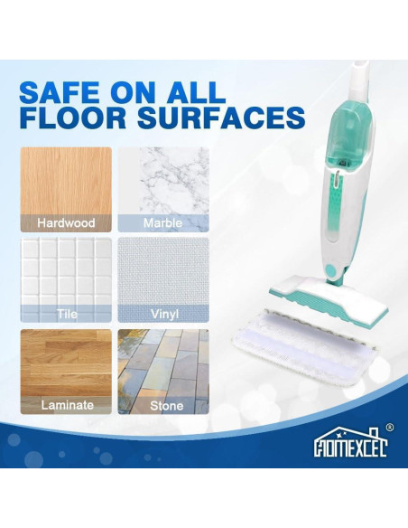 Paños de Reemplazo HOMEXCEL para Mopa de Vapor Shark S1000 - 4 Unidades Paños de Reemplazo HOMEXCEL para Mopa de Vapor Shark S1000 - 4 Unidades