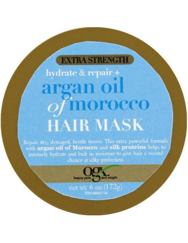 Mascarilla Capilar OGX Hidratación Extra Fuerte 170g Aceite Argán