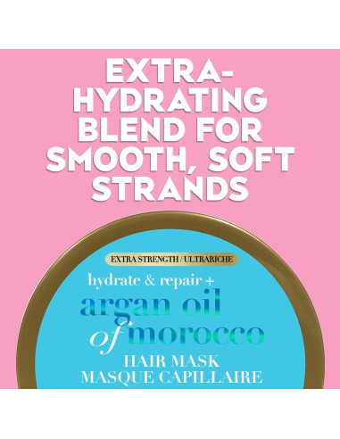 Mascarilla Capilar OGX Hidratación Extra Fuerte 170g Aceite Argán