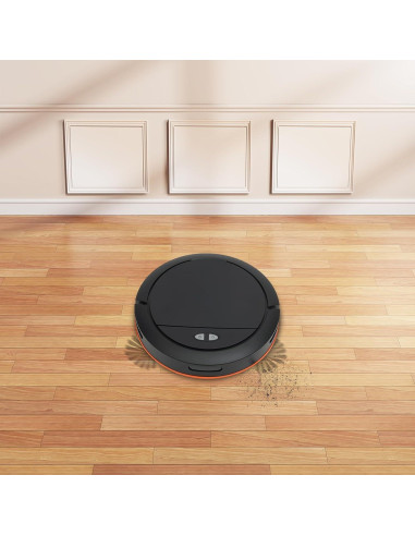 Robot Aspirador Inalámbrico Porkke 3 en 1 2700Pa Negro