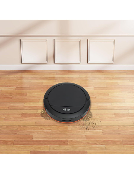 Robot Aspirador Inalámbrico Porkke 3 en 1 2700Pa Negro Robot Aspirador Inalámbrico Porkke 3 en 1 2700Pa Negro