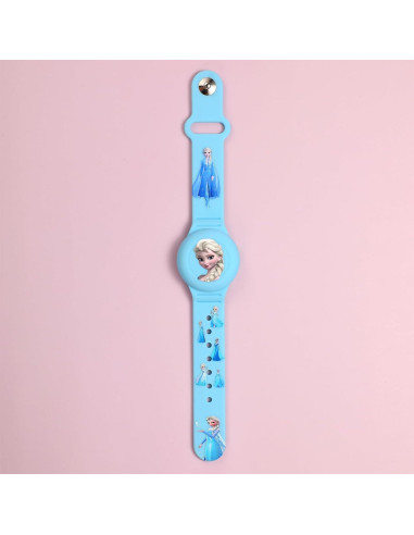 2 Pack Pulsera de Silicona Impermeable para AirTag Niños Princesa