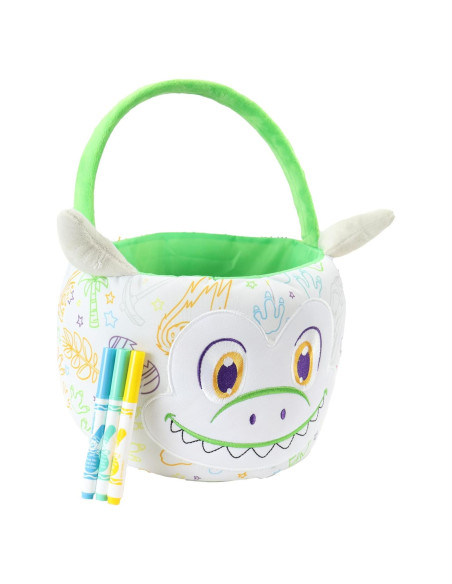 Cesta de Pascua Crayola Dinosaurio Verde + 3 Marcadores Cesta de Pascua Crayola Dinosaurio Verde + 3 Marcadores