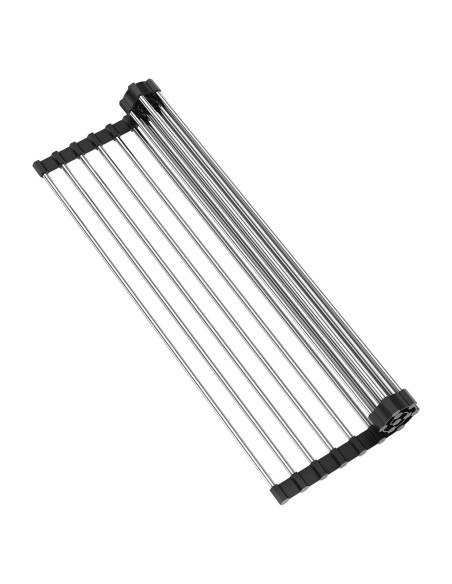 Estante para Secar Platos NEZUIBAN Enrollable 44.5x30cm Negro Estante para Secar Platos NEZUIBAN Enrollable 44.5x30cm Negro
