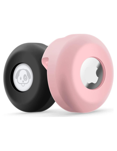 Soporte para Collar de Perro Airtag PANZZDA Funda Silicona