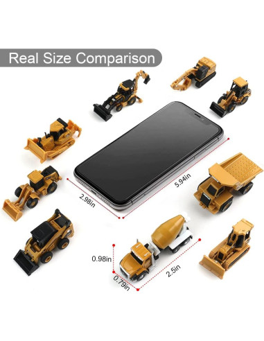 Vehículo de Construcción EROCK Escala N 1:160 D5G Tractor