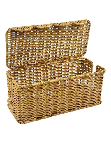 Caja Organizadora de Cables YEXEXINM 29.5x12.7cm Plástico Ratan