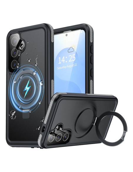 Funda Impermeable BUSCBEAR para Samsung Galaxy S25 360 Negra Funda Impermeable BUSCBEAR para Samsung Galaxy S25 360 Negra