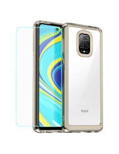 Funda Protectora para Xiaomi Redmi Note 9S con Vidrio Templado