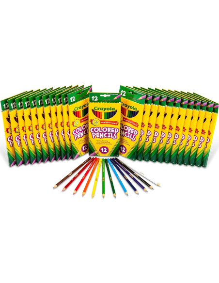 Lápices de Colores Crayola 24pk Preafilados para Niños Lápices de Colores Crayola 24pk Preafilados para Niños