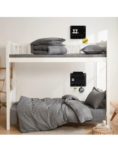 Organizador de Estante de Pared JUMEIHUI Negro 25.9x22.4cm