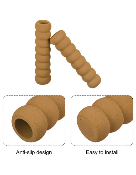 Cubiertas de Manija de Puerta uxcell 8Pcs Goma Nitrilo 35x14cm Cubiertas de Manija de Puerta uxcell 8Pcs Goma Nitrilo 35x14cm