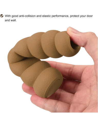 Cubiertas de Manija de Puerta uxcell 8Pcs Goma Nitrilo 35x14cm
