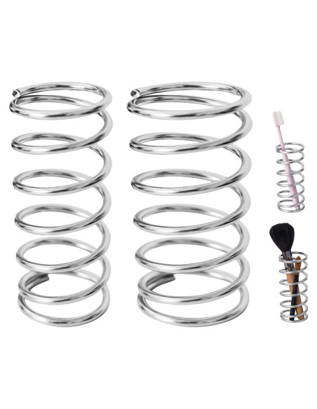 Soporte para Cepillos de Dientes Wjwumha 2 Piezas Acero Inoxidable Soporte para Cepillos de Dientes Wjwumha 2 Piezas Acero Inoxidable