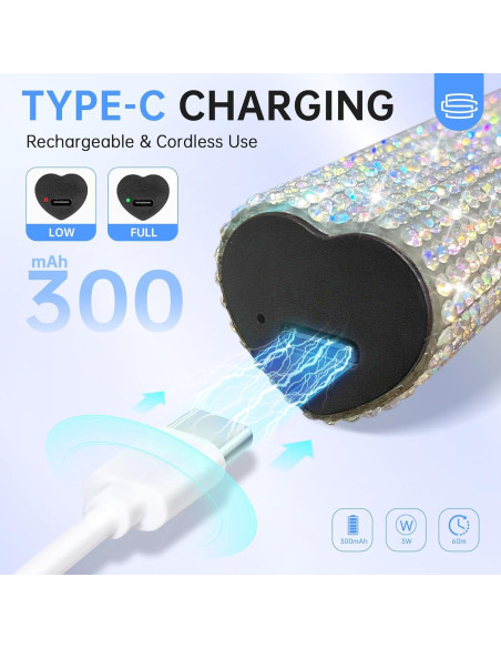 Lámpara UV para Uñas de Gel CHRISTINE SHELLY Portátil 300mAh Lámpara UV para Uñas de Gel CHRISTINE SHELLY Portátil 300mAh