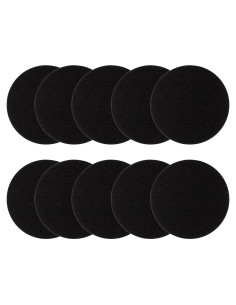 Paquete de 10 Filtros de Carbón Activado Pocurhi 17 cm