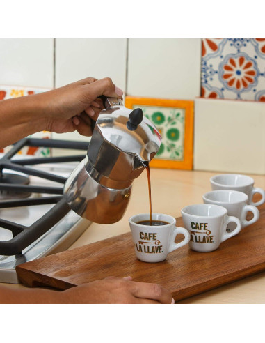 Café La Llave Espresso Descafeinado Molido 248 g - Paquete de 12