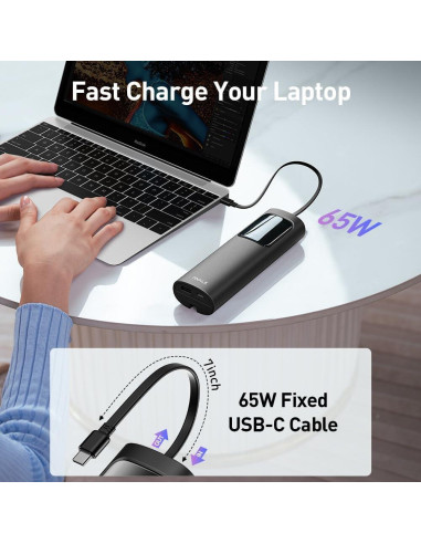 Banco de Energía iWALK 20000mAh 65W Carga Rápida USB-C