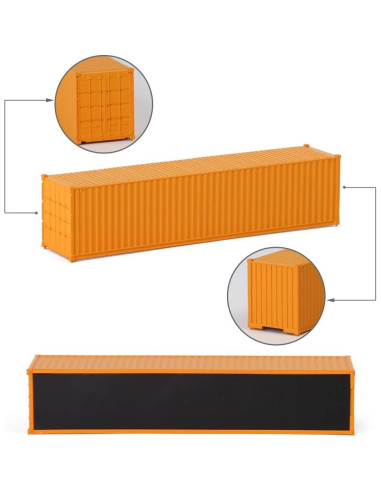Contenedores de Carga 9pcs Evemodel Escala N 1:160