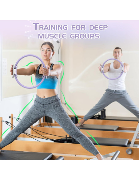 Juego de Anillo de Pilates EgoNova con Mini Pelota y Bandas Juego de Anillo de Pilates EgoNova con Mini Pelota y Bandas