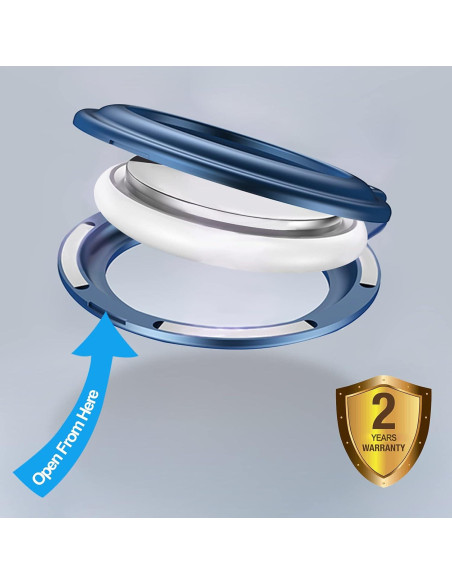 Soporte Magnético para Airtag Jelava - Funda de Aluminio Plata Soporte Magnético para Airtag Jelava - Funda de Aluminio Plata