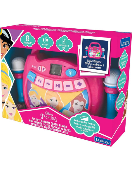 Reproductor de Karaoke Portátil Lexibook MP320DPZ Disney Reproductor de Karaoke Portátil Lexibook MP320DPZ Disney