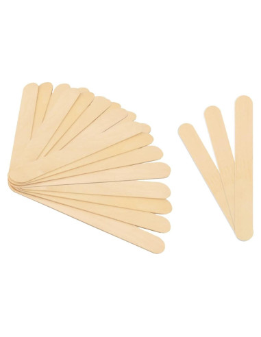 Palitos de Cera de Madera Mibly - 80 Unidades Grandes